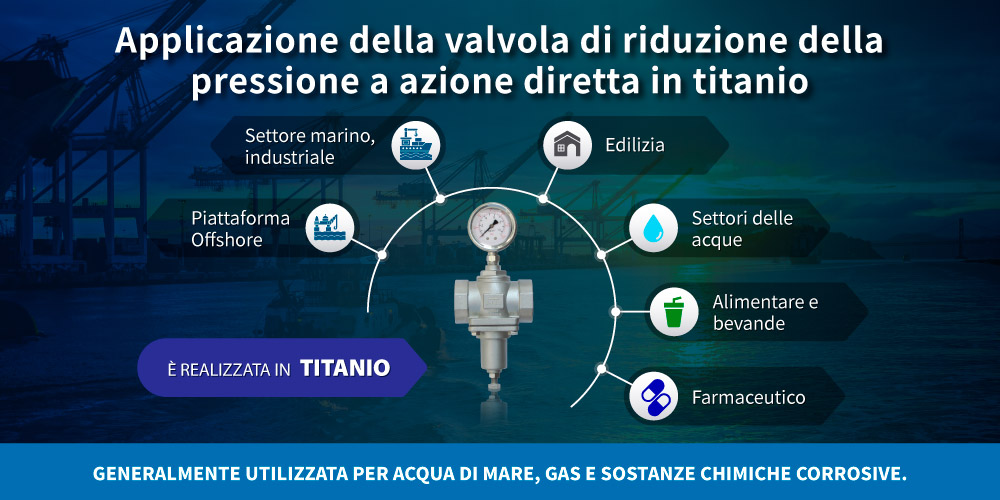 Applicazioni della Valvola Riduttrice di Pressione ad Azione Diretta in Titanio Z-Tide